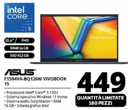 Comet ASUS F1504VA-BQ126W VIVOBOOK 15 offerta