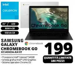 Comet SAMSUNG GALAXY CHROMEBOOK GO XE340XDA-KA1IT offerta