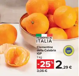 Carrefour Clementine della Calabria IGP offerta
