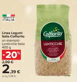 Carrefour Linea Legumi Italia COLFIORITO offerta