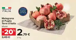 Carrefour Melagrana di Puglia Terre d'Italia sfusa offerta