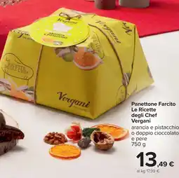 Carrefour Panettone Farcito Le Ricette degli Chef VERGANI offerta
