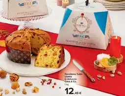 Carrefour Panettone Tutta Uvetta in Astuccio COVA & CO. offerta