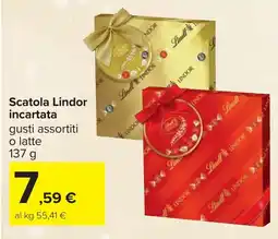 Carrefour Scatola Lindor incartata offerta