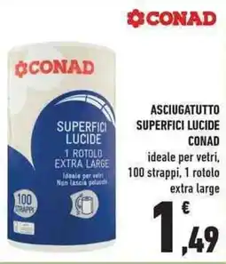 Conad City Asciugatutto superfici lucide CONAD offerta