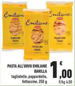 Conad City Pasta all'uovo emiliane BARILLA offerta