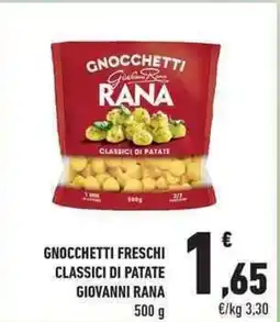 Conad City Gnocchetti freschi classici di patate GIOVANNI RANA offerta