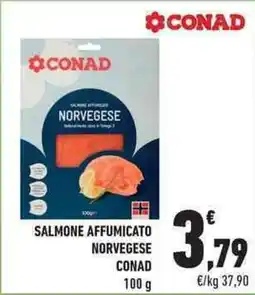 Conad City Salmone affumicato norvegese CONAD offerta