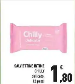 Conad City Salviettine intime CHILLY offerta