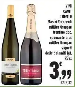 Conad City Vini cavit TRENTO offerta