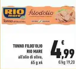 Conad City Tonno filod'olio RIO MARE offerta
