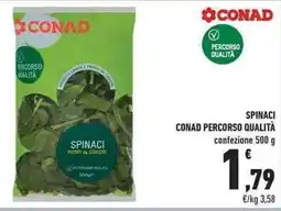 Conad City Spinaci conad percorso qualità offerta