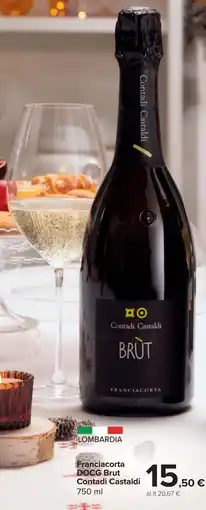 Carrefour Franciacorta DOCG Brut Contadi Castaldi offerta