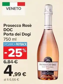 Carrefour Prosecco Rosè DOC Porta dei Dogi offerta