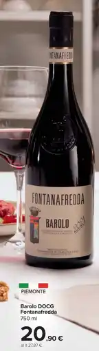 Carrefour Barolo DOCG FONTANAFREDDA offerta