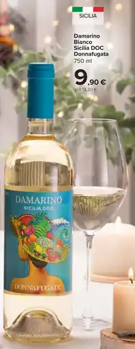 Carrefour Damarino Bianco Sicilia DOC Donnafugata offerta
