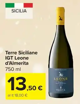 Carrefour Terre Siciliane IGT Leone d'Almerita offerta