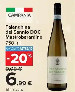 Carrefour Falanghina del Sannio DOC Mastroberardino offerta
