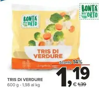 Todis Tris di verdure offerta
