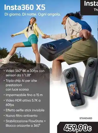 Unieuro Insta360 X5 offerta