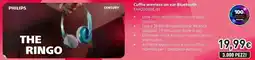 Unieuro PHILIPS Cuffie wireless on ear Bluetooth TAH2000BK/BL offerta