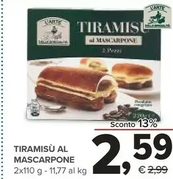 Tiramisu al mascarpone