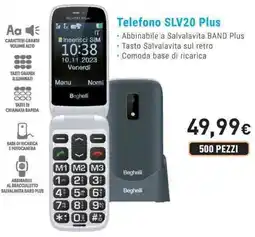 Unieuro Beghelli Telefono SLV20 Plus offerta