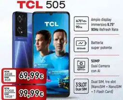 Unieuro TCL 505 offerta