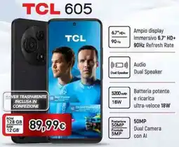 Unieuro TCL 605 offerta