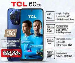 Unieuro TCL 60 5G offerta