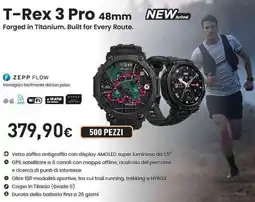 Unieuro amazfit T-Rex 3 Pro 48mm offerta