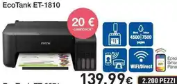 Unieuro EPSON EcoTank ET-1810 offerta