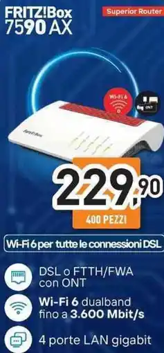 Unieuro FRITZ!Box 7590 AX offerta