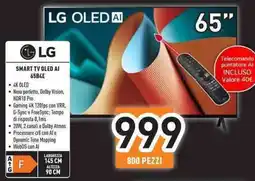 Unieuro LG SMART TV OLED AI 65B4E offerta