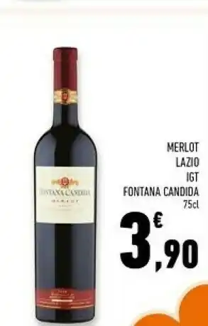 Conad Superstore Fontana candida merlot lazio 750 ml offerta