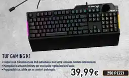 Unieuro ASUS TUF GAMING K1 offerta