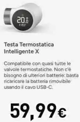 Unieuro Testa Termostatica Intelligente X offerta