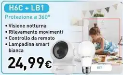Unieuro EZVIZ H6C + LB1 Protezione a 360° offerta