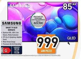 Unieuro SAMSUNG SMART TV QLED QE8506FA offerta