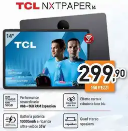 Unieuro TCL NXTPAPER 14 offerta