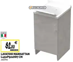 Tecnomat Lavatoio manhattan offerta