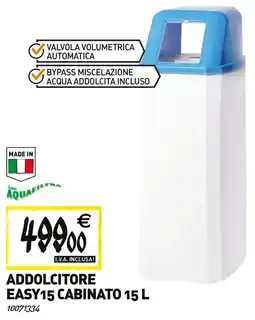 Tecnomat Addolcitore easy15 cabinato offerta