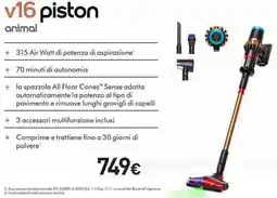 Unieuro dyson v16 piston animal offerta