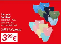 KiK Slip per bambini offerta