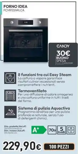 Unieuro CANDY FORNO IDEA FCM955NRLCA offerta