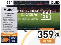 Unieuro Haier SMART TV QLED H55S80 offerta