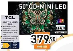 Unieuro TCL SMART TV QD-MINI LED 50C6K offerta