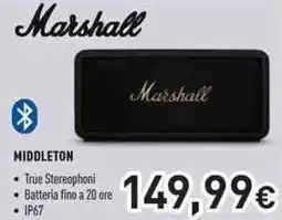 Unieuro Marshall middleton offerta
