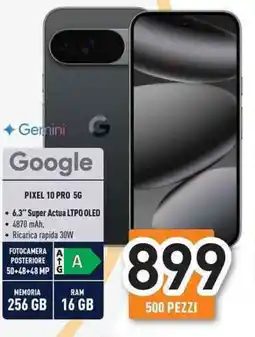 Unieuro Google PIXEL 10 PRO 5G offerta