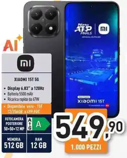 Unieuro XIAOMI 15T 5G offerta